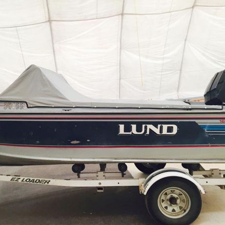 Vinyl Tarp Boat Cover