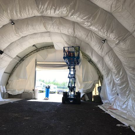 Fabric Building Insulation Example Alberta